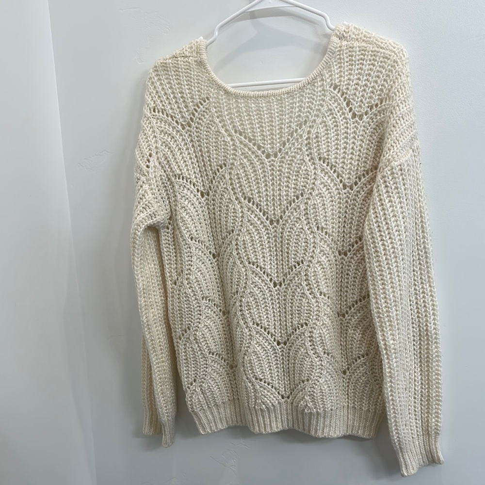 Bohme Cream Chunky Knit Sweater